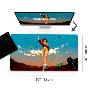 Custom Cowboy Bebop A/C Mouse Pad 30"x16" - MyCustomMousePad