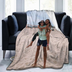 Custom Ultra-Soft Micro Fleece Family Blanket40"x30"