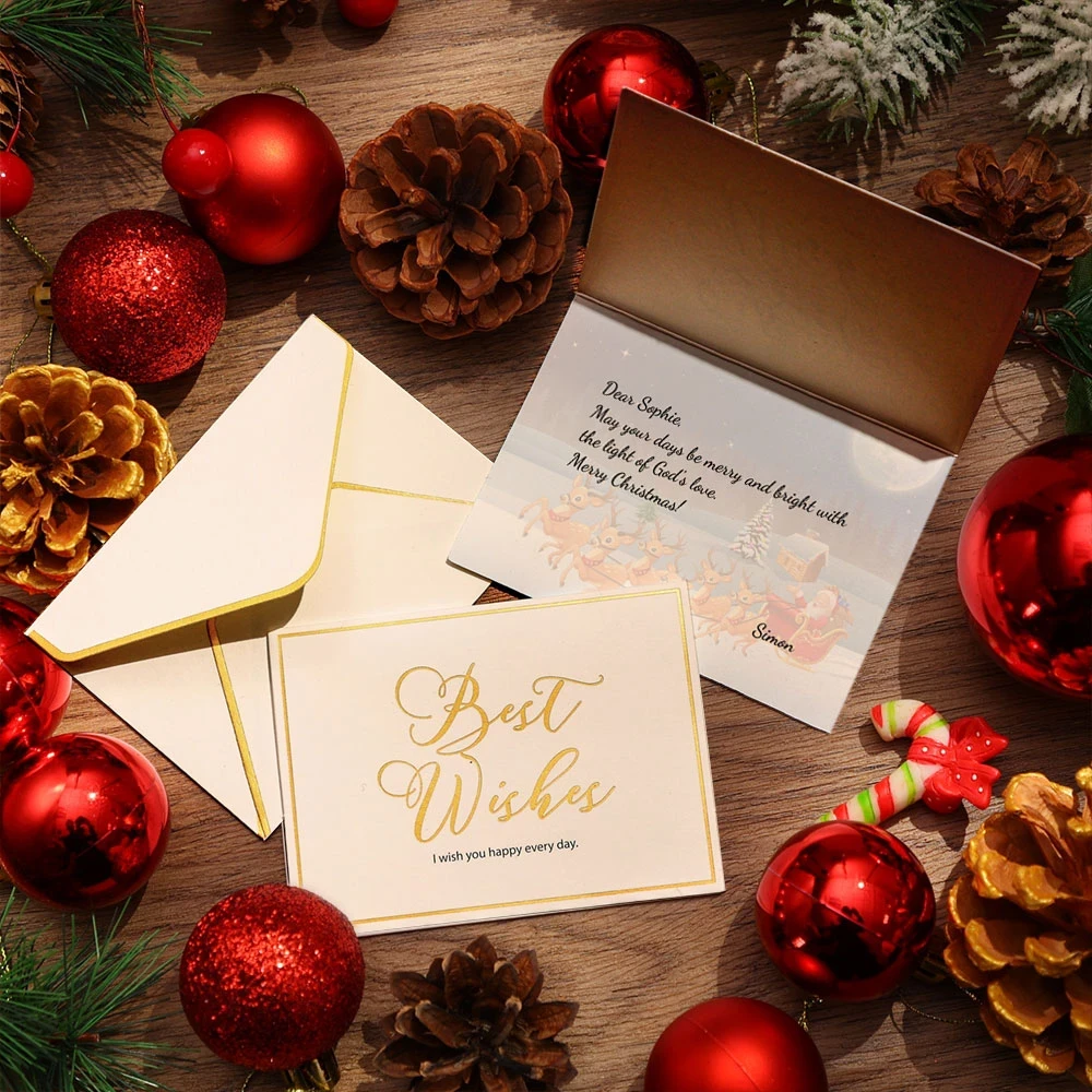 Custom Text Wishes Greeting Card | Personalized Message Card ...